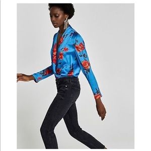 Zara floral body suit